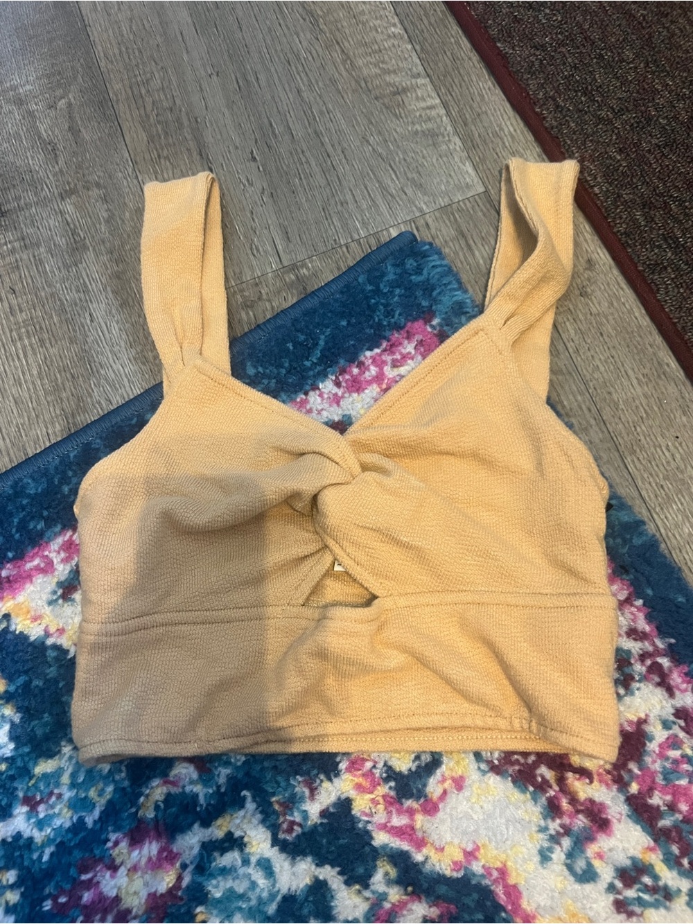 Madewell Women's Twist Front Cropped Tank Top